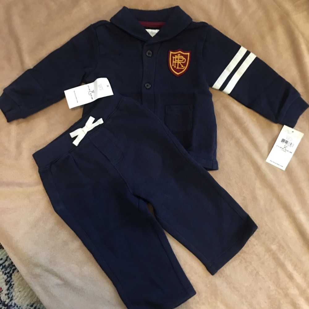 Ralph Lauren Baby Sweatsuit NWT